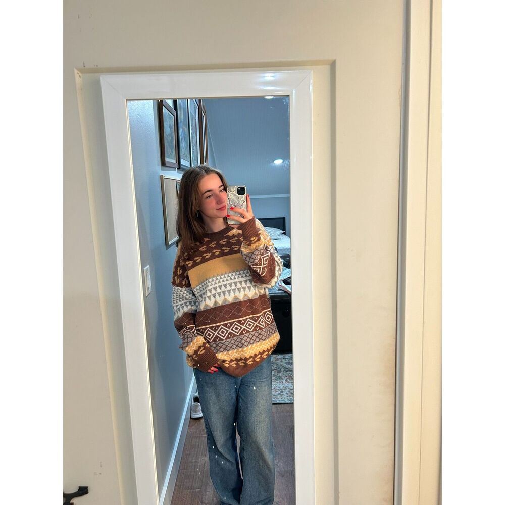 Grandpa Sweater Oversized Vintage Look